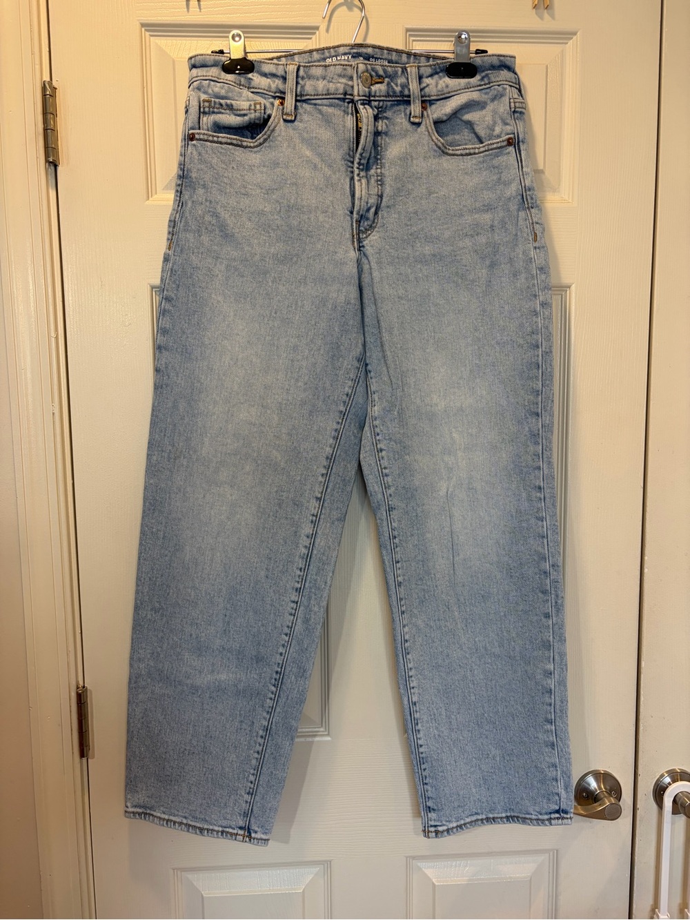 Old Navy Women's High Rise OG Loose Jeans Size 12 Light Wash
